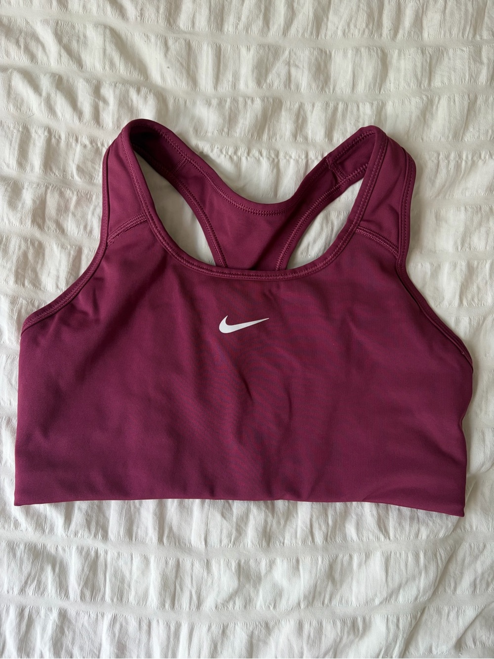 Nike Women's Medium-Support Racerback Sports Bra - Plum